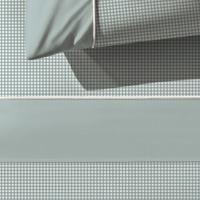 Juego de sábanas 3 piezas 100% microfibra, diseño Vichy A.MIRÓ, talla 90 cm