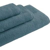 Juego 3 toallas de baño 100% algodón color mar: 30x30, 50x90 y 90x150 cm A. MIRÓ Juego 3 toallas de baño 100% algodón color mar: 30x30, 50x90 y 90x150 cm A. MIRÓ