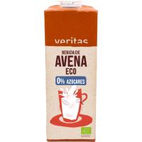 Bebida de avena 0% eco VERITAS, brik 1 litro Bebida de avena 0% eco VERITAS, brik 1 litro