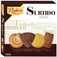 Galletas sabores surtido REGLERO, caja 225 g Galletas sabores surtido REGLERO, caja 225 g
