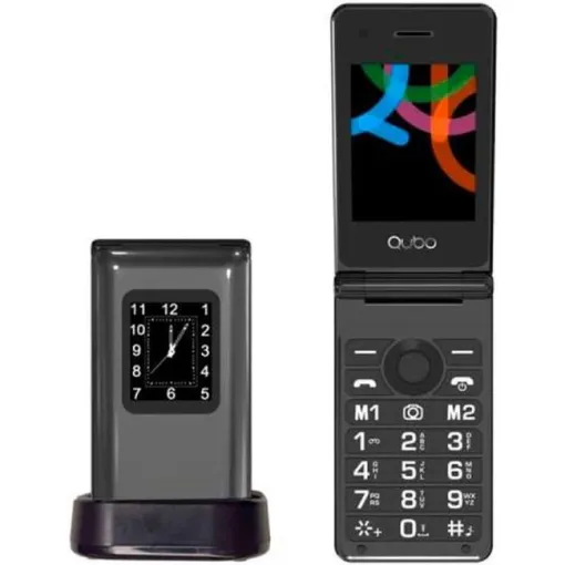 Teléfono móvil solo voz negro, X-28 BK 4G QUBO Teléfono móvil solo voz negro, X-28 BK 4G QUBO