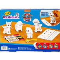 Set 4 mascotas Washimals Paw Patrol con stickers, edad rec:+3 años CRAYOLA