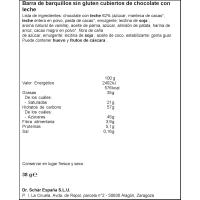 Barra de barquillos s/ gluten choco-leche SCHAR, paquete 38 g Barra de barquillos s/ gluten choco-leche SCHAR, paquete 38 g