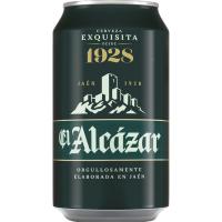 Cerveza EL ALCAZAR LARGER, lata 33 cl Cerveza EL ALCAZAR LARGER, lata 33 cl