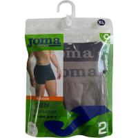 JOMA gizonentzako boxerra josturarik gabe, kotoia, grisa/itsaso kolorea XL neurria, sorta 2 ale JOMA gizonentzako boxerra josturarik gabe, kotoia, grisa/itsaso kolorea XL neurria, sorta 2 ale