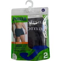 JOMA gizonentzako boxerra josturarik gabe, kotoia, beltza/gorria L neurria, sorta 2 ale