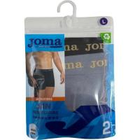 JOMA gizonentzako boxerra josturarik gabe, mikrozuntza, itsaso kolorea/beltza L neurria, sorta 2 ale