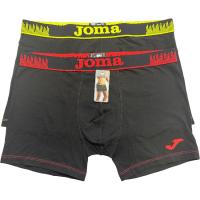 JOMA gizonentzako boxerra, kotoi elastikoa, beltza M neurria, sorta 2 ale