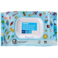 Papel higiénico húmedo junior bio EROSKI, paquete 100 uds Papel higiénico húmedo junior bio EROSKI, paquete 100 uds