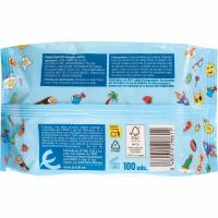 Papel higiénico húmedo junior bio EROSKI, paquete 100 uds