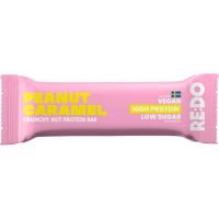 Barrita vegana proteica de cacahuete y caramelo REDO, 1 ud, 40 g Barrita vegana proteica de cacahuete y caramelo REDO, 1 ud, 40 g