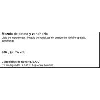 Mezcla de patata y zanahoria VERLEAL, bolsa 400 g