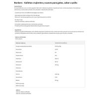 Snacks para gato bocaditos sabor pollo BONKERS, bolsa 180 g