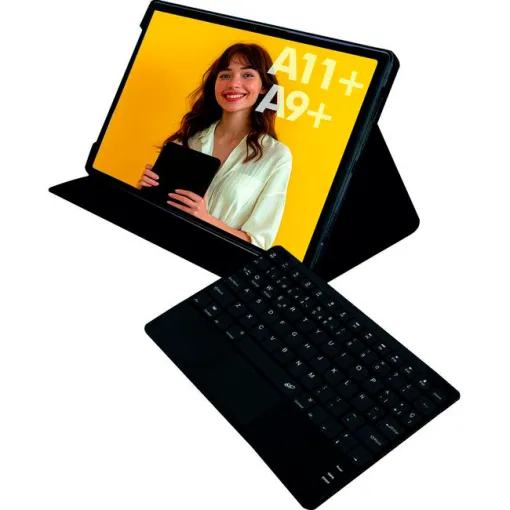 Funda para tablet +teclado Galaxy Tab A11+ SILVER HT