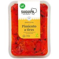 Pimiento em tiras asado a la leña SUQUIPA, bandeja 250 g Pimiento em tiras asado a la leña SUQUIPA, bandeja 250 g