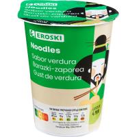 Noodles sabor verdura EROSKI, cup 65 g Noodles sabor verdura EROSKI, cup 65 g