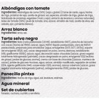 Menú individual EROSKI: Albondigas y arroz