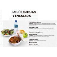 Menú EROSKI: Lentejas y Ensalada