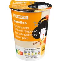 Noodles sabor pollo EROSKI, cup 65 g Noodles sabor pollo EROSKI, cup 65 g