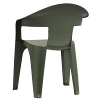 Silla de resina Verde, apilable, Valencia SP