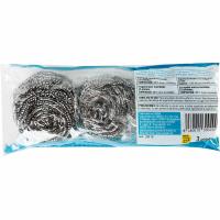 Estropajo inox EROSKI BASIC, pack 3 uds