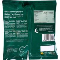 Salteado de ajos tiernos y gambas EROSKI, bolsa 450 g