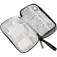 Bolsa organizadora de cables, varios compartimentos, poliéster LATT TRAVEL, 1 ud