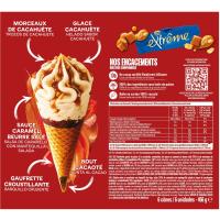 Helado Peanut&Caramel EXTREME, pack 6x120 ml