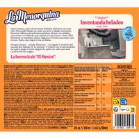 Bombón con turrón de almendra MENORQUINA, pack 3x100 ml