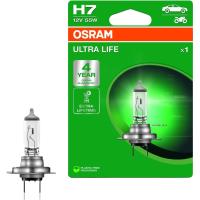 Lámpara de vehículo halógena H7, dura 4 veces más, Ultra Life OSRAM, 1 ud