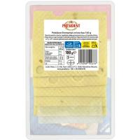 Queso Emmental PRESIDENT, lonchas, bandeja 100 g