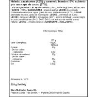 Helado barrita SNICKERS, 5 uds, caja 228 g