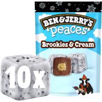 Helado peaces brookies BEN&JERRY'S, pack 10x15 ml