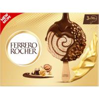 Helado classic FERRERO ROCHER, 3 uds, caja 270 ml