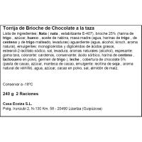 Torrija de chocolate CASA ECEIZA, caja 240 g