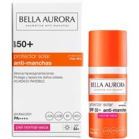 Protector solar piel seca SPF50+ BELLA AURORA, dosificador 30 ml