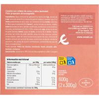 Canelones de carne EROSKI, pack 2x300 g