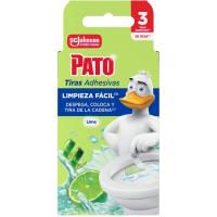 Tiras adhesivas olor lima PATO, pack 3 uds