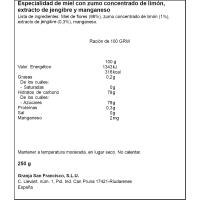 Miel milflores Energía GRANJA SAN FRANCISCO, dosificador 250 g