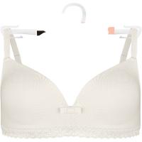 Sujetador infantil algodón sin aro, marfil DIM, talla 90B