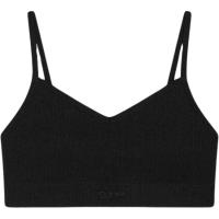 Top deportivo infantil microfibra sin costuras, negro DIM, talla 10