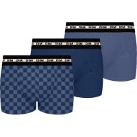 Bóxer infantil algodón elástico, azul talla 8 DIM, pack 3 uds