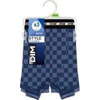 Bóxer infantil algodón elástico, azul talla 14 DIM, pack 3 uds