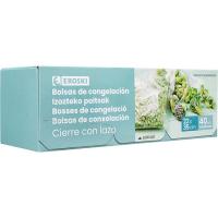 Bolsa para congelar mediana EROSKI, caja 40 uds