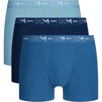 Bóxer hombre algodón elástico, azul marino talla L DIM, pack 3 uds