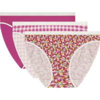 Braga mujer algodón elástico, violeta talla G DIM, pack 3 uds