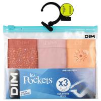 Braga infantil algodón elástico, naranja/rosa talla 10 DIM, pack 3 uds