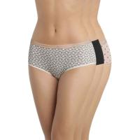 Bóxer mujer algodón elástico, camel talla G DIM, pack 3 uds