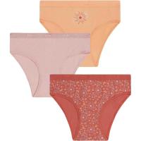 Braga infantil algodón elástico, naranja/rosa talla 14 DIM, pack 3 uds