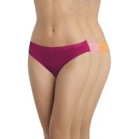 Braga mujer algodón elástico, naranja talla P ECODIM, pack 3 uds
